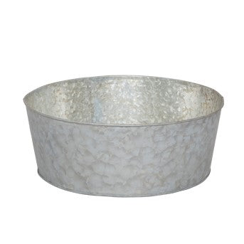 Kruka i metall Grå D22cm