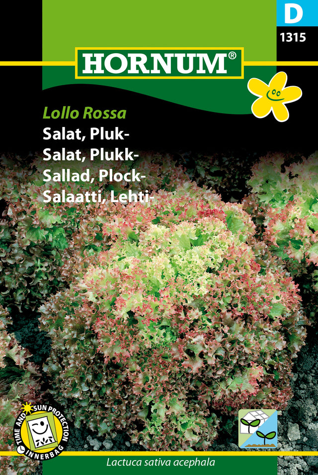 Plocksallat 'Lollo Rossa' frö