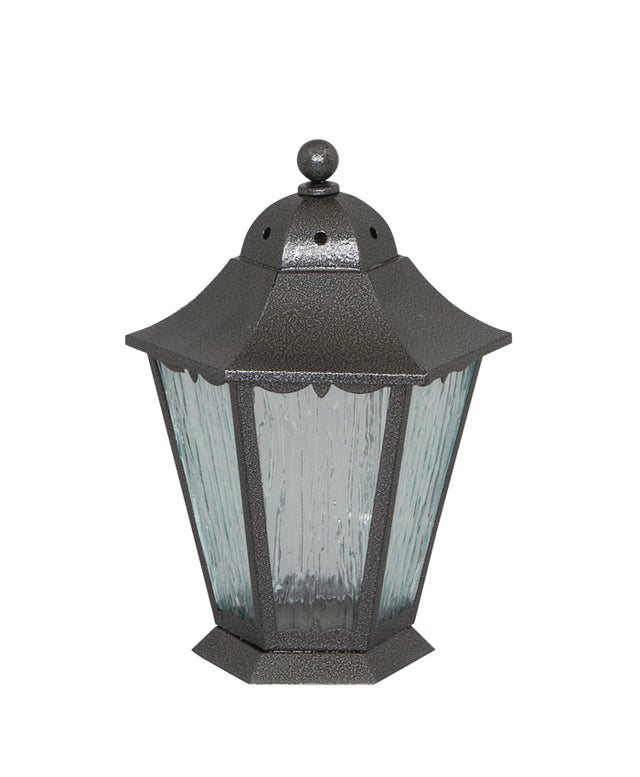 Gravlykta stående Svart/Silver H25cm