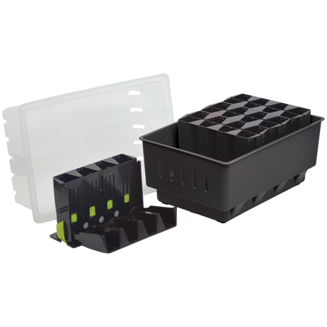 Miniväxthus Rootmaster, Svart