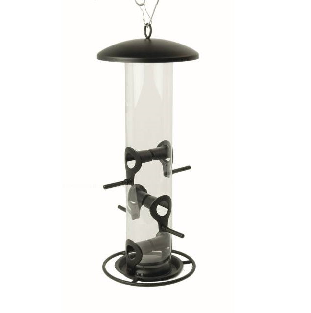 CARE-Bird Foderautomat till frö XL 36cm - Svart
