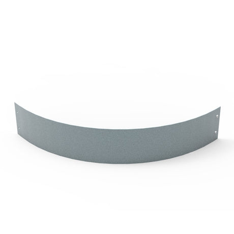 Planteringskant Kvartsbåge AluZink H120x750mm