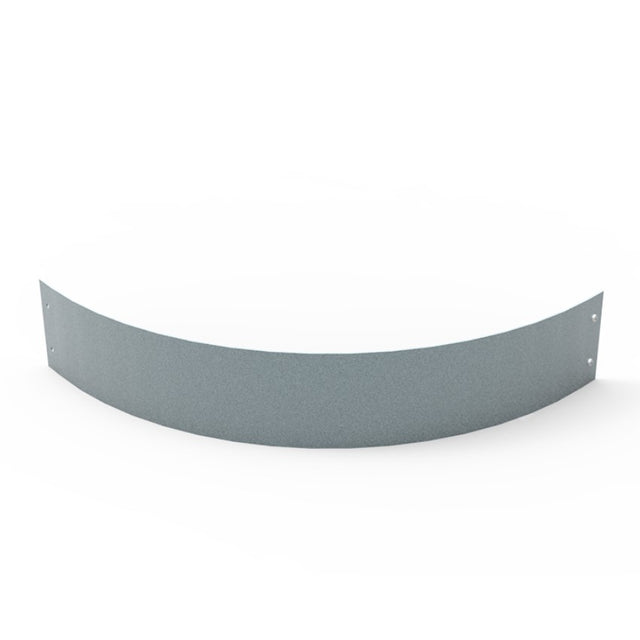 Planteringskant Kvartsbåge AluZink H120x750mm
