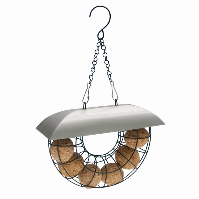 Talgbollshållare 'Halvmåne' inkl 6st talgbollar