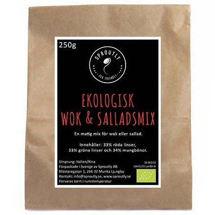 Sproutly: Wok & Salladsmix EKO 250g