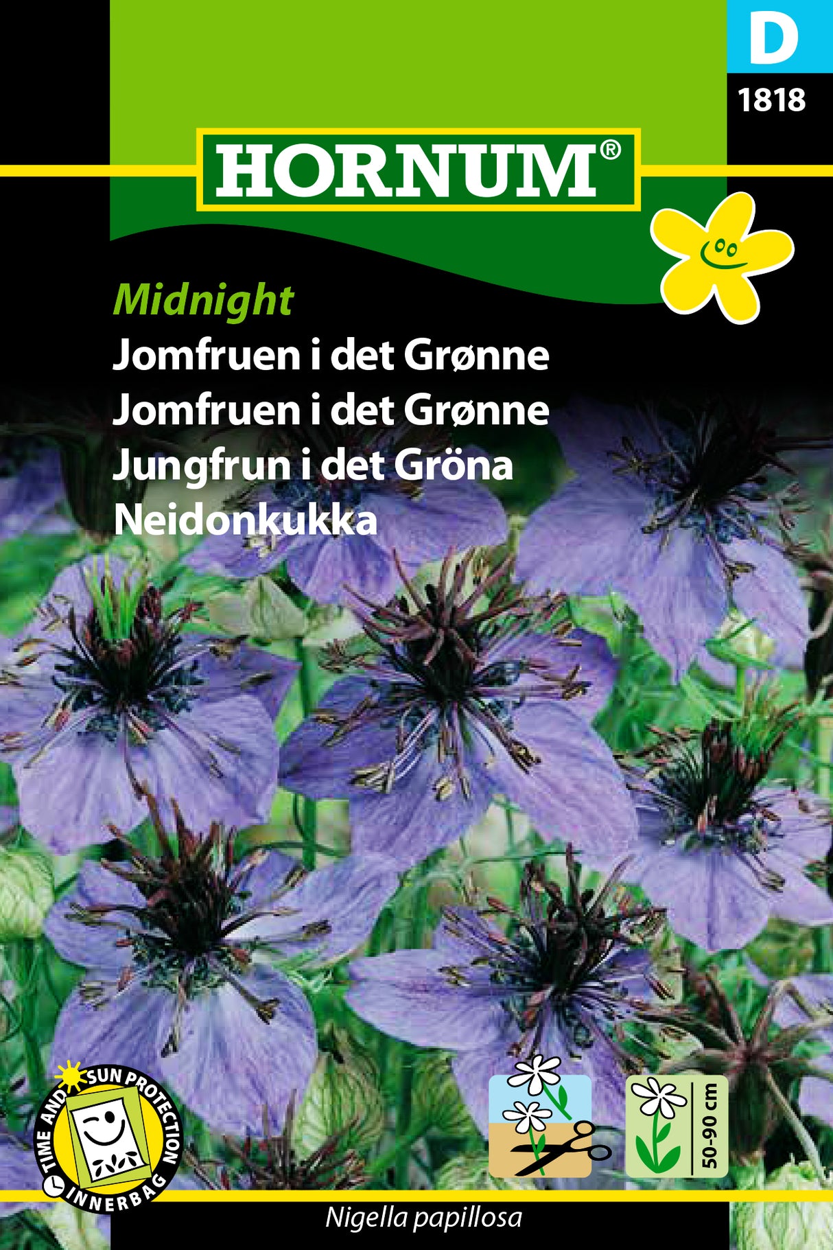 Jungfrun i det Gröna 'Midnight' frö