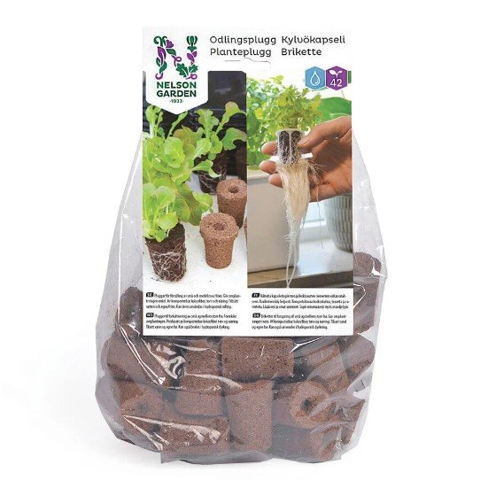 Odlingsplugg till Hydroponisk odling 'Harvy' - 42st