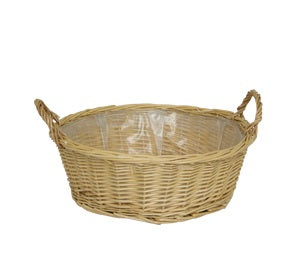 Korg med handtag Natur D21cm