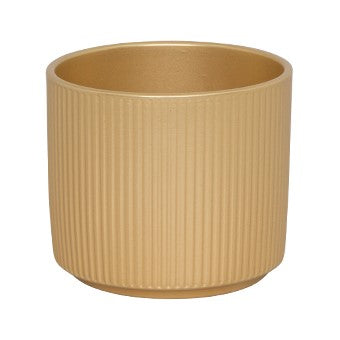 Kruka 'Arvid' matt Guld D12cm