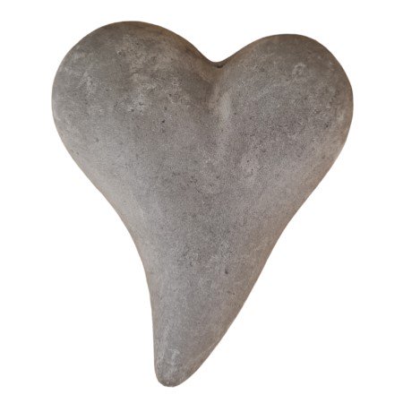 Cement Hjärta 10x8cm