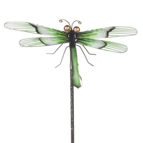 Sticks i Plåt 110cm Trollslända Grön