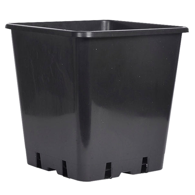Planteringskruka Fyrkantig 25x26cm Svart