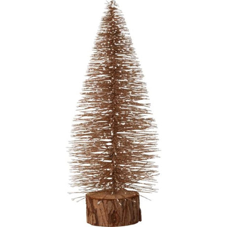Xmas Deco Julgran 'Glitter' 25cm Guld