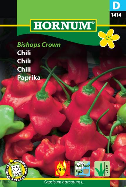 Chili 'Bishops Crown' frö