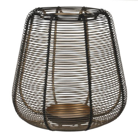 Värmeljushållare 17cm Svart