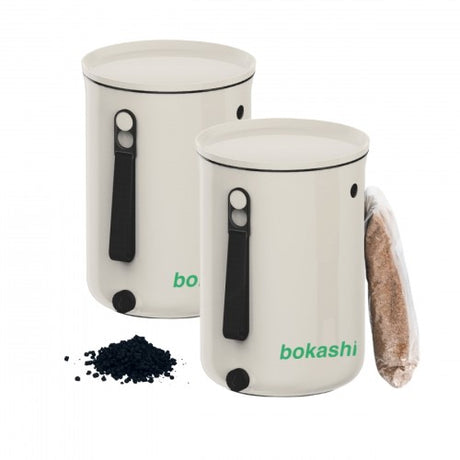Bokashi 2.0 - 'Gräddvit' 2st inkl 1kg strö