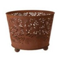 Eldkorg rost 45xH35cm 'Leaf'