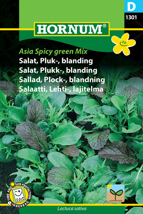 Plocksallat 'Asian Spicy Green' frö