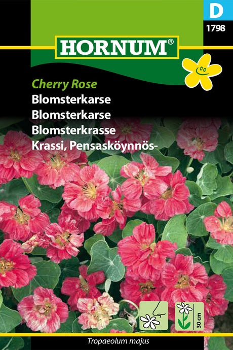 Blomsterkrasse 'Cherry Rose' frö