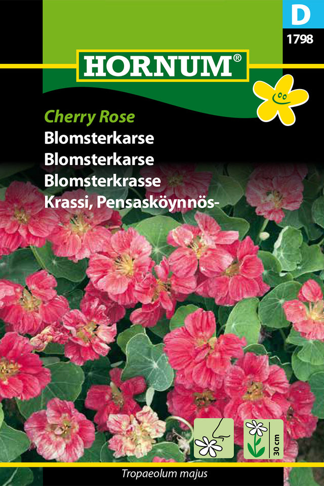 Blomsterkrasse 'Cherry Rose' frö