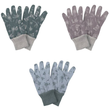 Kent & Stowe Handske 'Flutterbugs' 3-pack Dam M