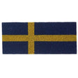 Dörrmatta 'Sveriges Flagga' 23x53cm