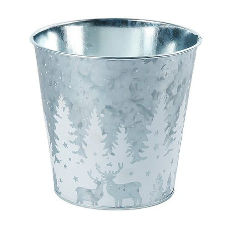 Kruka i metall 'Granar' D13cm