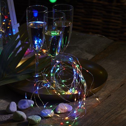 Ljusslinga 'Dew Drop' 140cm Multi