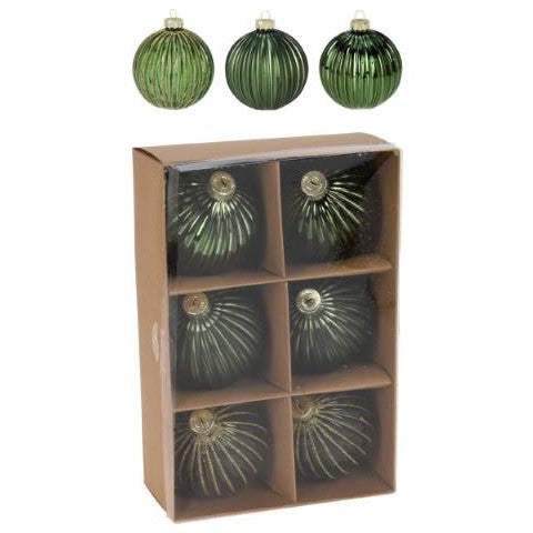 Xmas Julgranskula 8cm Green 6st