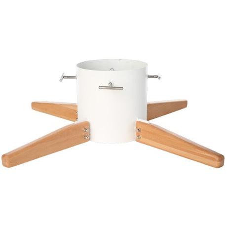 Julgransfot 'Timber' - Vit