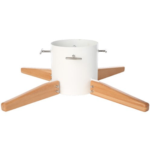 Julgransfot 'Timber' - Vit