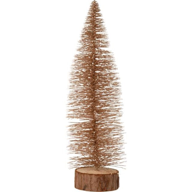 Xmas Deco Julgran 'Glitter' 35cm Guld
