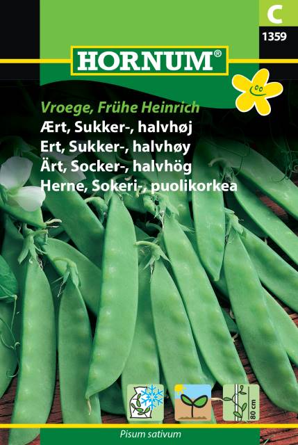 Sockerärt 'Vroege Heinrich' frö