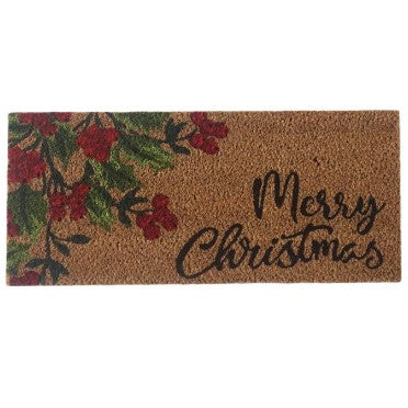 Dörrmatta 'Merry Christmas' 23x53cm
