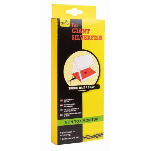 TRINOL Silverfiskfälla med bete 9st