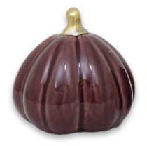 Keramik pumpa 'Fenja' Aubergine L - Oval