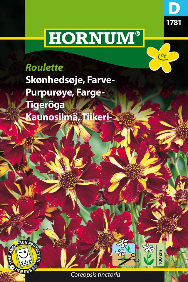 Tigeröga 'Roulette' frö