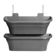 Corsica Vertical Forest Large 2-set Anthracite