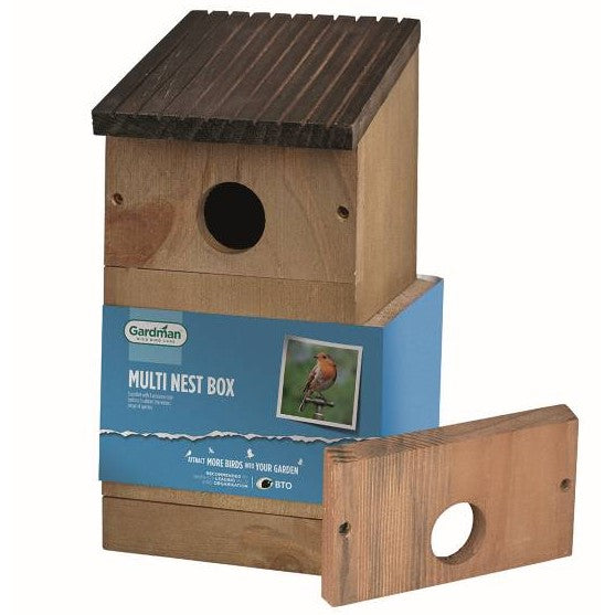 Gardman Fågelholk med utbytbar framsida